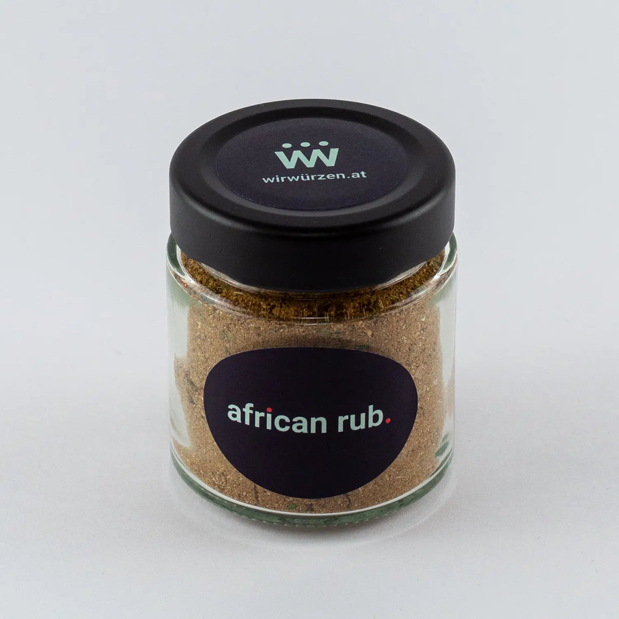 African Rub 60 g Glas– würzig-scharfes BBQ Rub mit Paprika und Chili, inspiriert von afrikanischer Küche, ideal für Fleisch und Gemüse