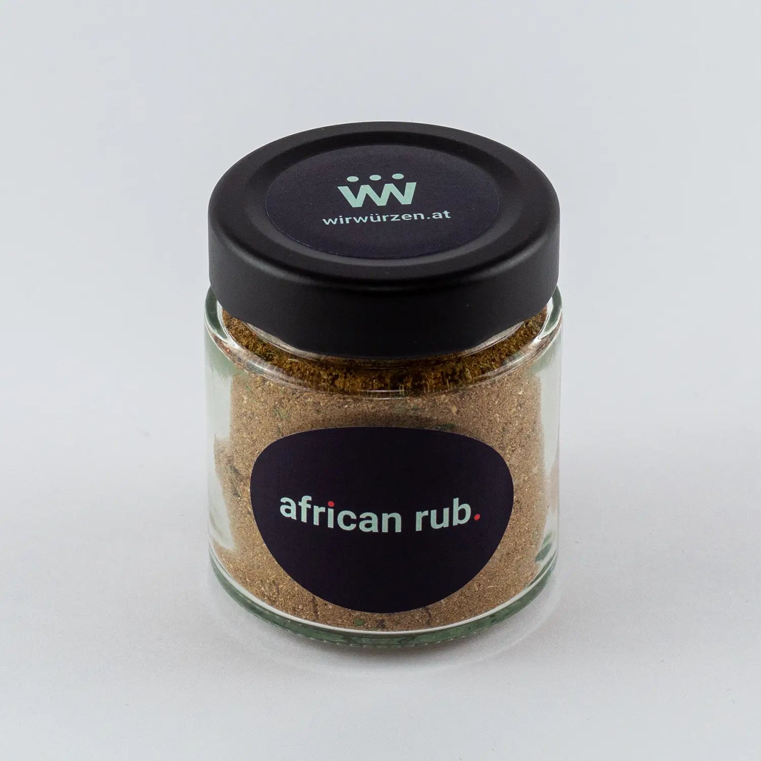 African Rub 60 g Glas– würzig-scharfes BBQ Rub mit Paprika und Chili, inspiriert von afrikanischer Küche, ideal für Fleisch und Gemüse