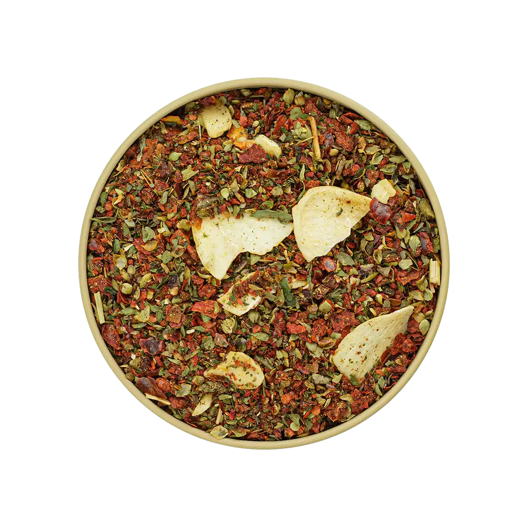 Aglio e Olio – italienische Knoblauch-Paprika-Gewürzmischung für Pasta und Gemüsegerichte