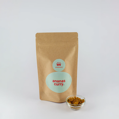 Ananas Curry 150 g Beutel – aromatisches asiatisches Curry mit Ananas, intensiv für Fleisch, Gemüse und Reisgerichte