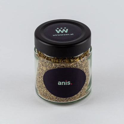 Anis 60 g Glas – aromatische Gewürzsamen, ideal für Backwaren, Desserts, Getränke und herzhafte Gerichte