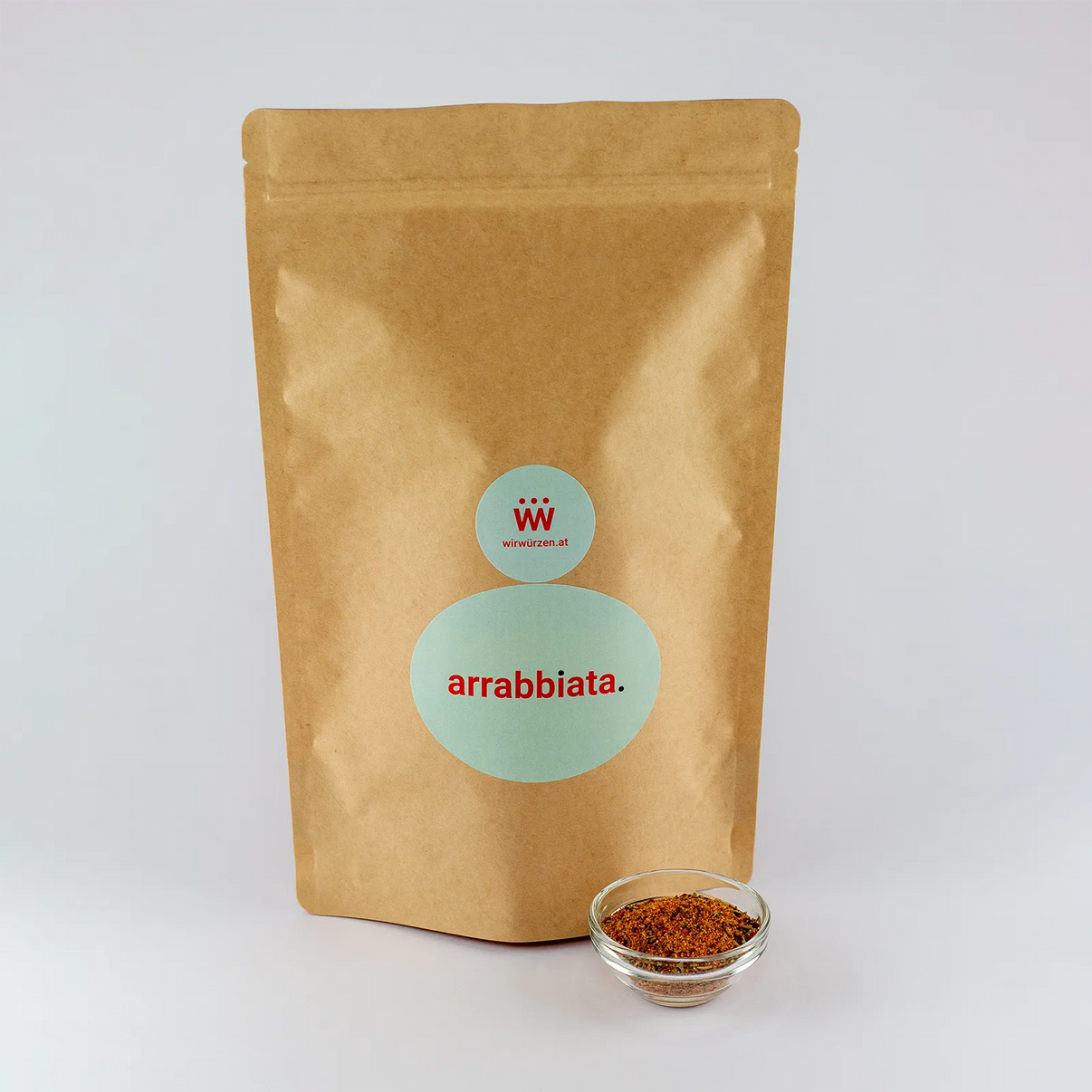 Arrabbiata 500 g Beutel – große Packung italienische Kräutermischung, ideal für Gastronomie, Restaurants und mediterrane Küche