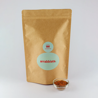 Arrabbiata 500 g Beutel – große Packung italienische Kräutermischung, ideal für Gastronomie, Restaurants und mediterrane Küche