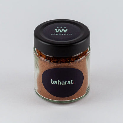 Baharat 50 g Glas– intensiv aromatische orientalische Gewürzmischung, perfekt für Fleisch, Gemüse und würzige Gerichte