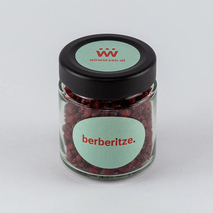 Berberitzen 40 g Glas – aromatische orientalische Beeren, ideal für Reisgerichte, Fleischgerichte, Salate und Süßspeisen