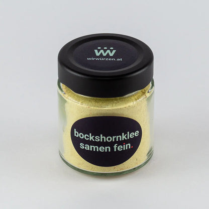 Gemahlene Bockshornkleesamen 70 g Glas – aromatische indische Gewürzmischung, ideal für Currys, Saucen, Brot und Eintöpfe