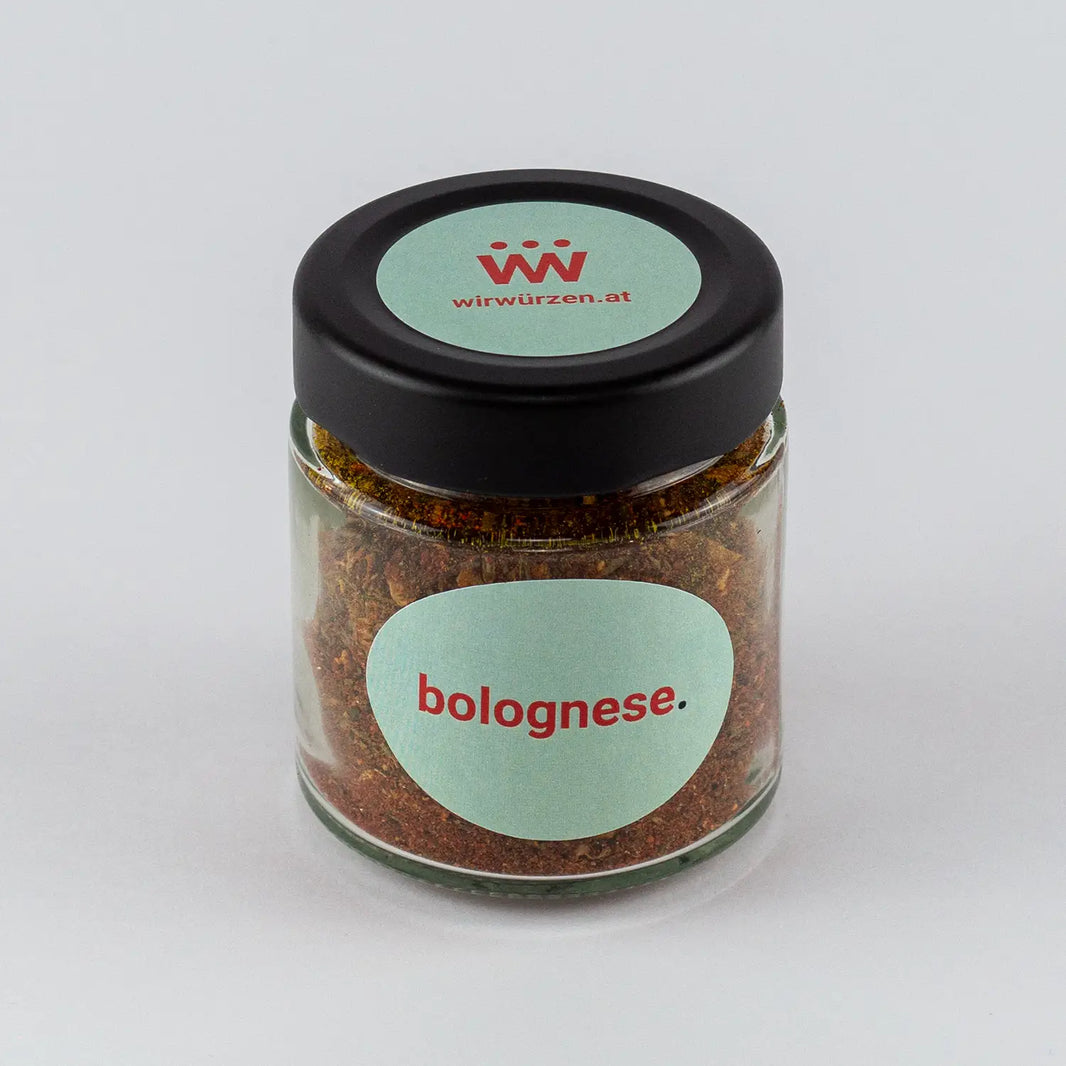 Bolognese 60 g Glas – aromatische italienische Gewürzmischung, ideal für Pastagerichte, Saucen, Fleisch und Pizza