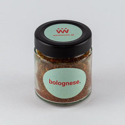 Bolognese 60 g Glas – aromatische italienische Gewürzmischung, ideal für Pastagerichte, Saucen, Fleisch und Pizza