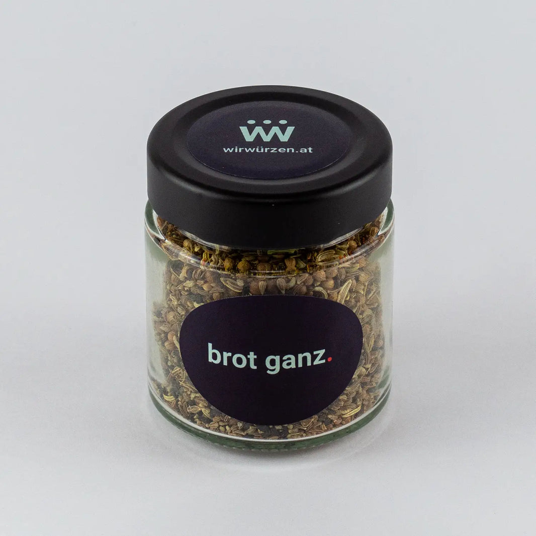 Brot Gewürz 60 g Glas – aromatische Gewürzmischung für Brot, Brötchen, Gebäck und herzhafte Backwaren