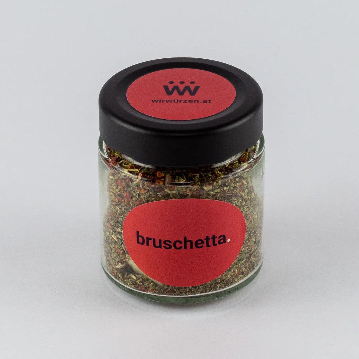 Bruschetta 40 g Glas – aromatische italienische Gewürzmischung, ideal für Bruschetta, Tomatensaucen, Brotaufstriche und Gemüsegerichte
