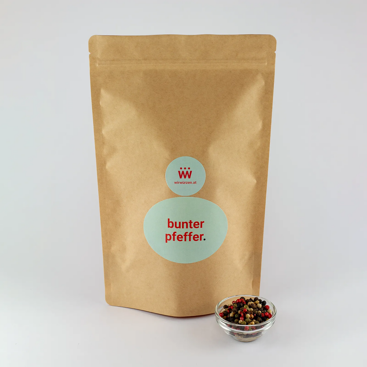 Bunter Pfeffer 500 g Beutel – große Packung aromatischer Pfeffer, perfekt für Gastronomie, Restaurants und größere Mengen