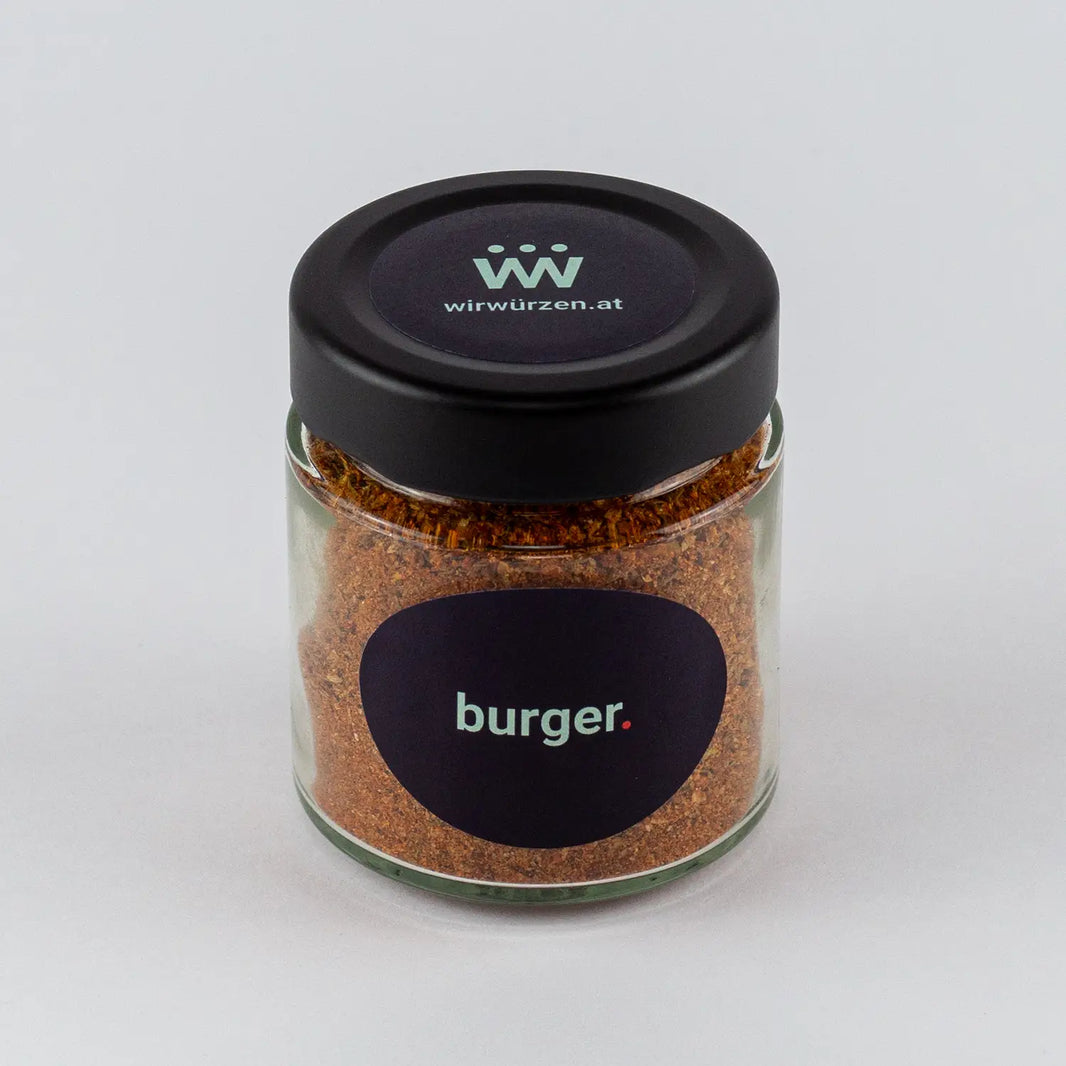 Burger 70 g Glas – aromatische amerikanische Gewürzmischung, ideal für Burger, Fleischgerichte, Grillgerichte und Snacks