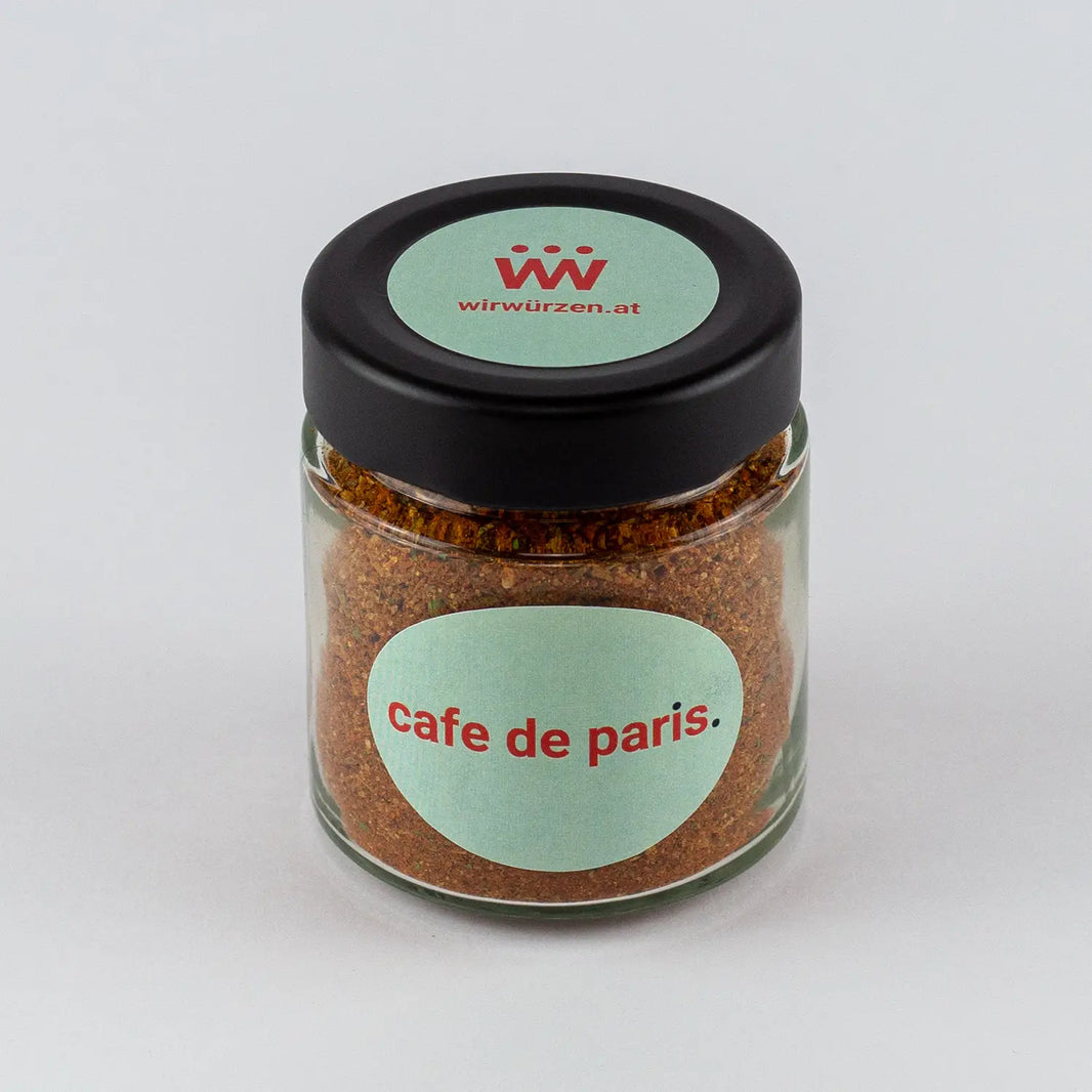 Café de Paris 60 g Glas – aromatische französische Gewürzmischung, ideal für Fleischgerichte, Geflügel, Saucen und Grillgerichte