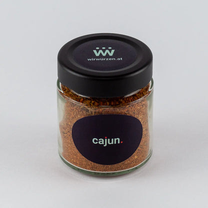 Cajun 70 g Glas – aromatische amerikanische Gewürzmischung, ideal für Fleisch, Fisch, Gemüse, Grillgerichte und Wokgerichte