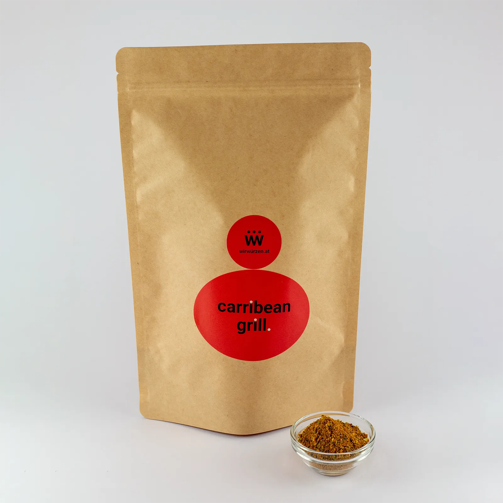 Caribbean Grill 500 g Beutel – große Packung karibische Gewürzmischung für Grill, Fleisch und Gastronomie