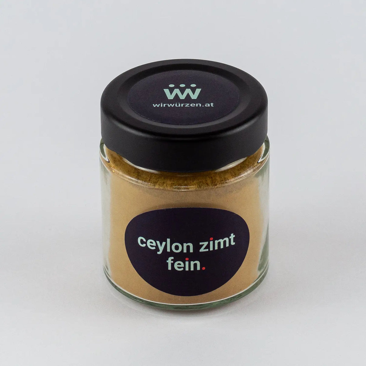 Ceylon Zimt fein 50 g Glas – edler gemahlener Zimt, ideal für Desserts, Gebäck, Tee und süße Speisen
