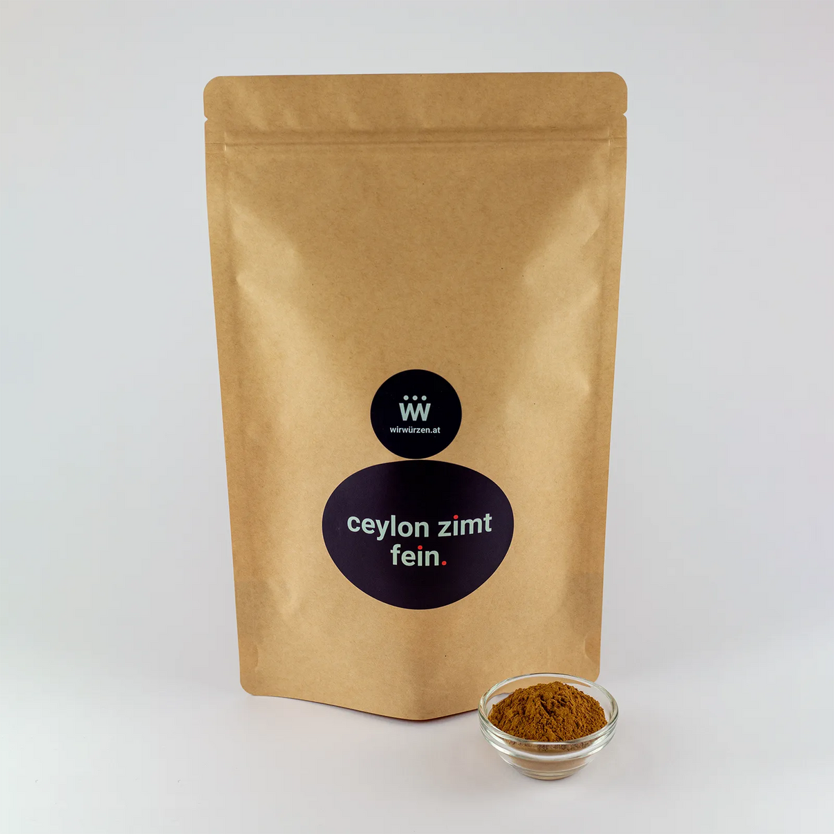 Ceylon Zimt fein 400 g Beutel – große Packung gemahlener Zimt, ideal für Gastronomie, Gebäck und Desserts