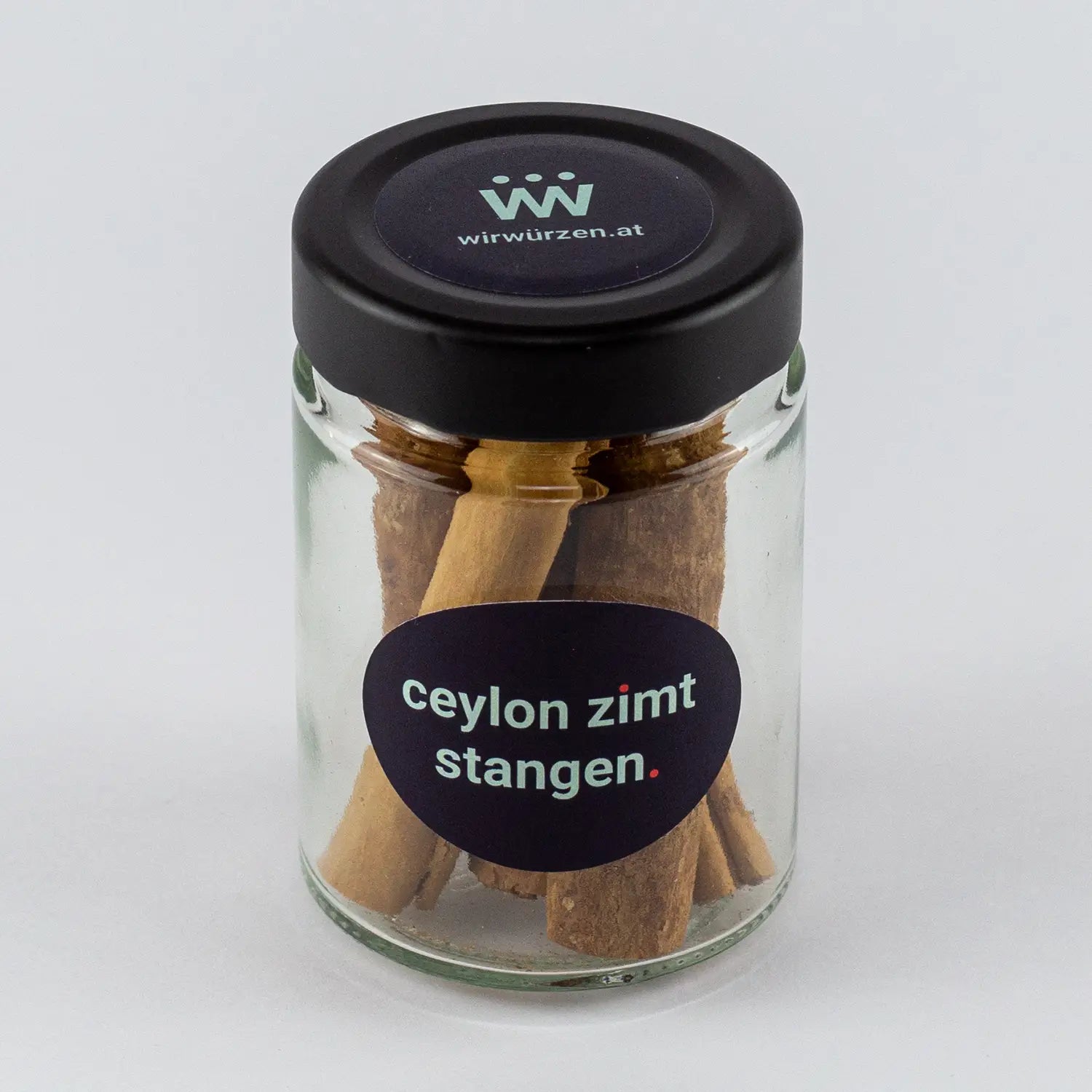 Ceylon Zimt Stangen 40 g Glas – edler Zimt in Stangenform, ideal für Tee, Glühwein, Desserts und orientalische Küche