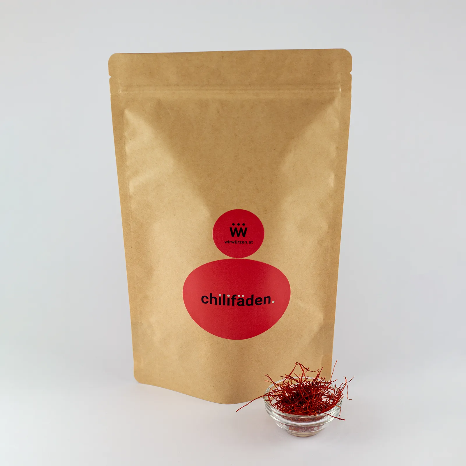 Chili Fäden 100 g Beutel – große Packung scharfer Gewürzfäden, ideal für Gastronomie und dekorative Gerichte