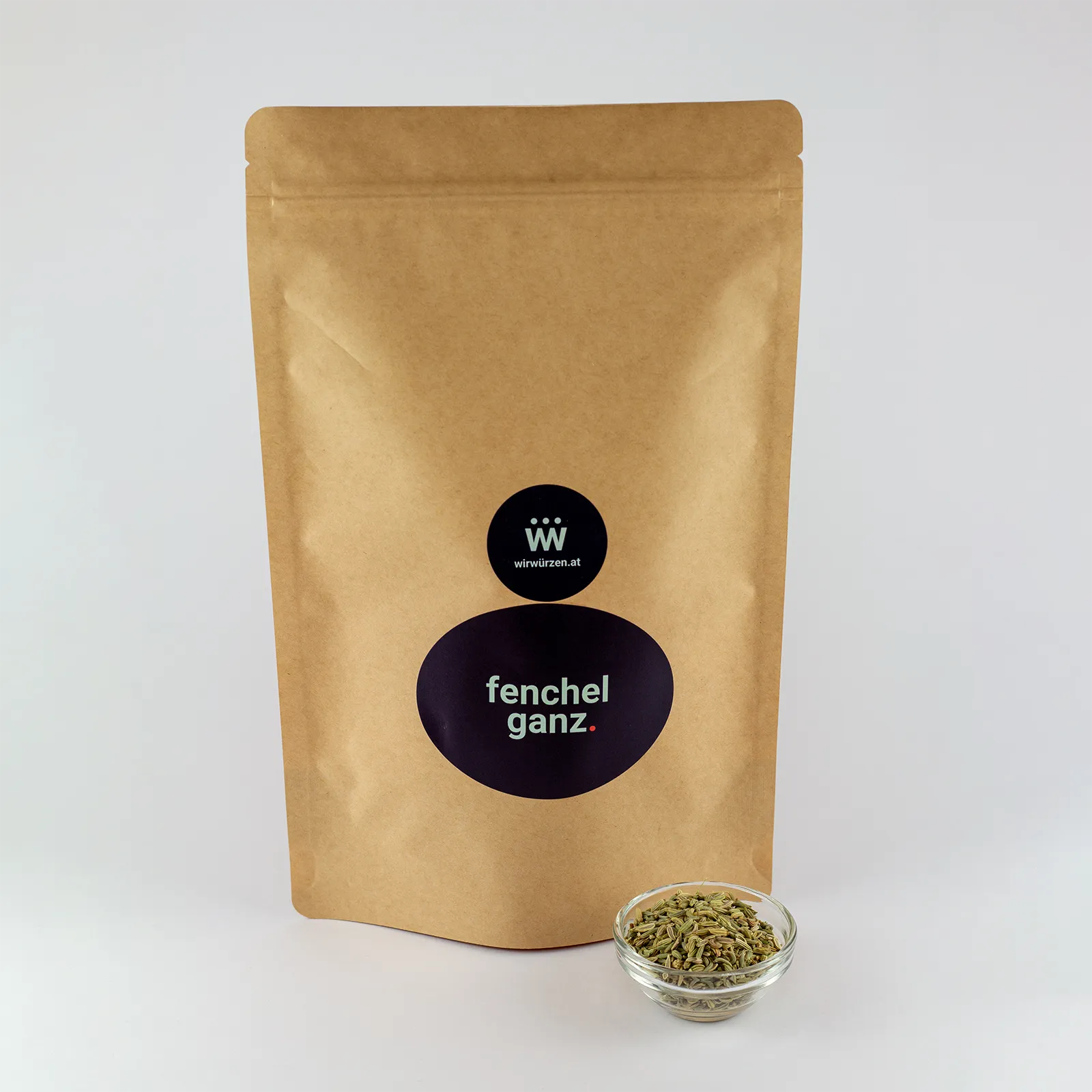 Fenchel ganz 500 g Beutel – große Packung Fenchelsamen, ideal für Gastronomie und Gemüsegerichte