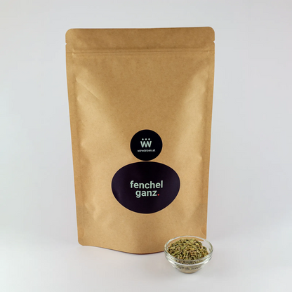 Fenchel ganz 500 g Beutel – große Packung Fenchelsamen, ideal für Gastronomie und Gemüsegerichte