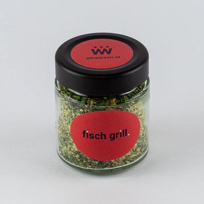 Fisch Grill 70 g Glas – aromatische Gewürzmischung für gegrillten Fisch, Meeresfrüchte und Ofengerichte