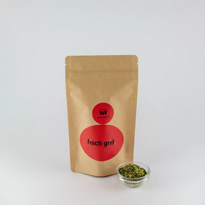 Fisch Grill 180 g Beutel – aromatische Gewürzmischung für gegrillten Fisch, Meeresfrüchte und Ofengerichte