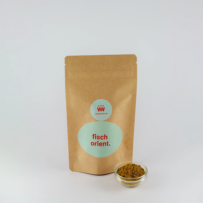 Fisch Orient 150 g Beutel – aromatische Gewürzmischung für Fischgerichte, Meeresfrüchte und orientalische Speisen