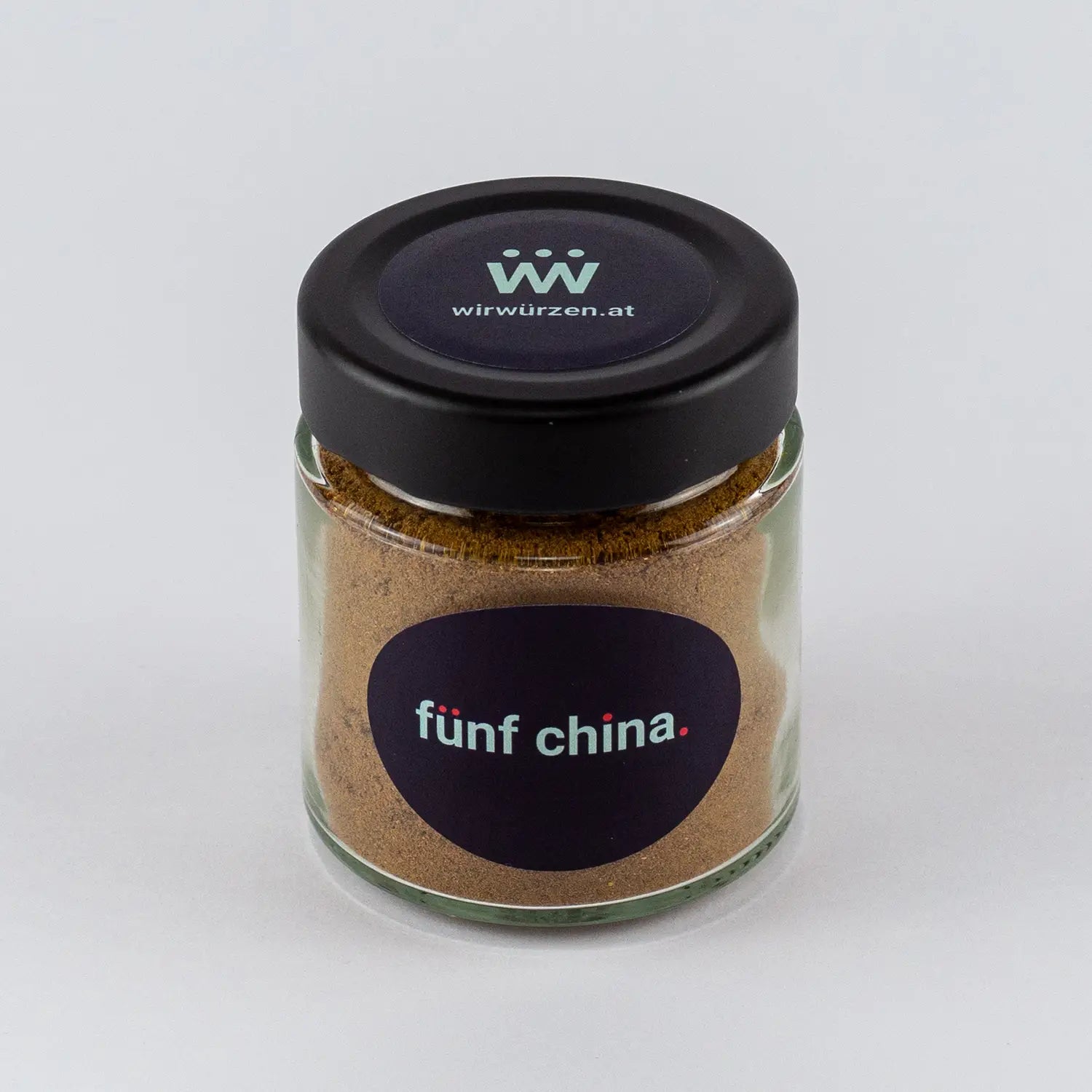 Fünf China 50 g Glas – aromatische chinesische Gewürzmischung für Fleisch, Gemüse und asiatische Gerichte