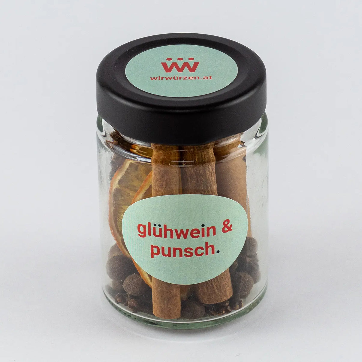 Glühwein Gewürz 50 g Glas – klassische Gewürzmischung mit Zimt, Nelken und Sternanis für aromatischen Winterpunsch