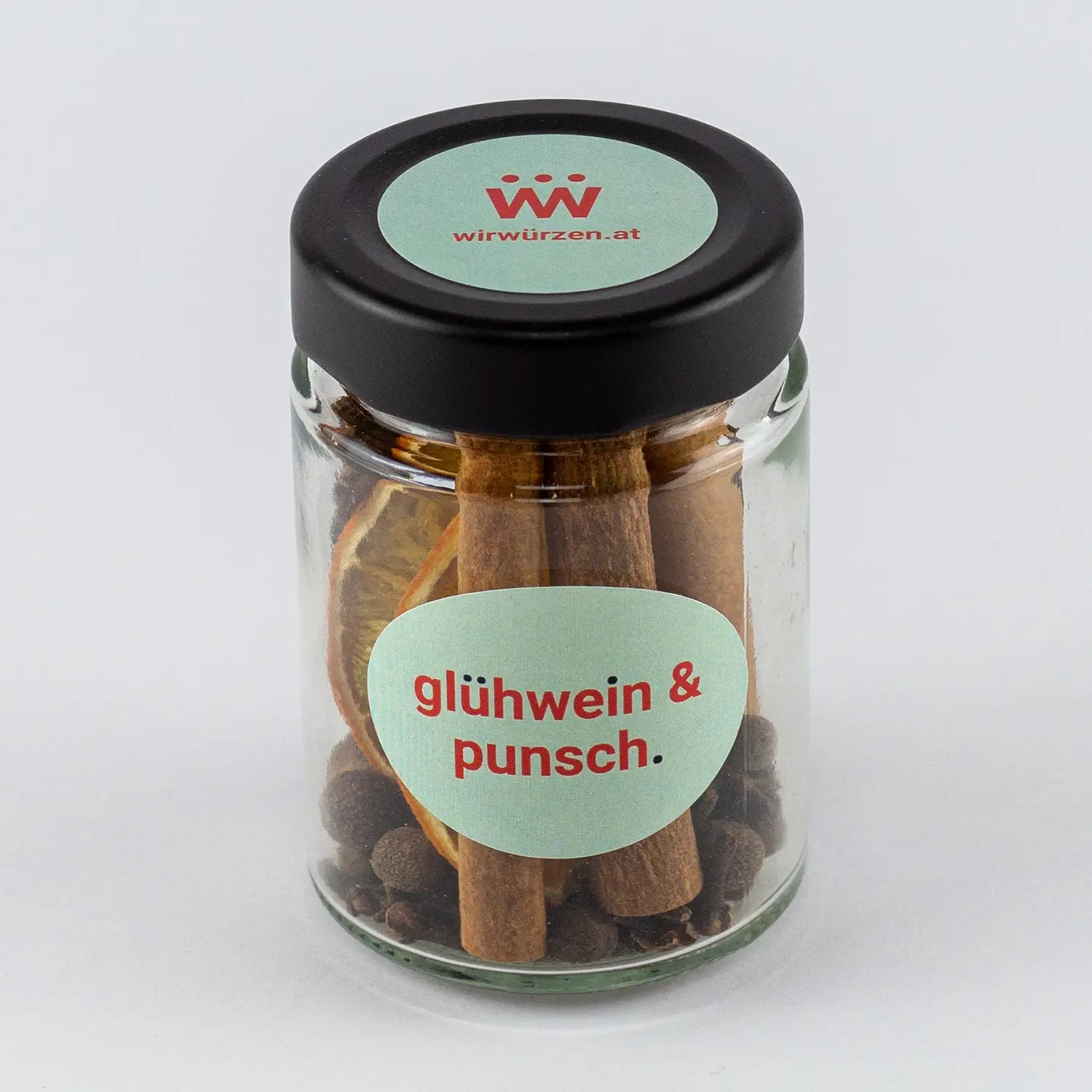 Glühwein Gewürz 50 g Glas – klassische Gewürzmischung mit Zimt, Nelken und Sternanis für aromatischen Winterpunsch