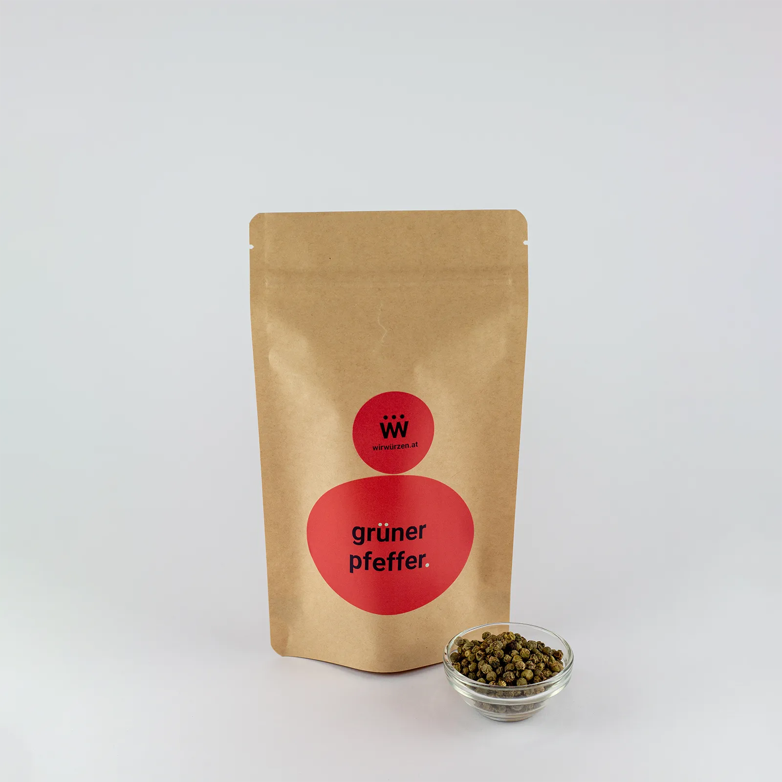 Grüner Pfeffer 120 g Beutel – aromatische Pfefferkörner für Fleischgerichte, Saucen und Gemüsegerichte