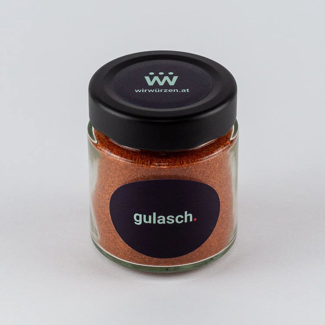 Gulasch Gewürz 80 g Glas – kräftige österreichische Mischung für klassisches Rind- und Schweinsgulasch
