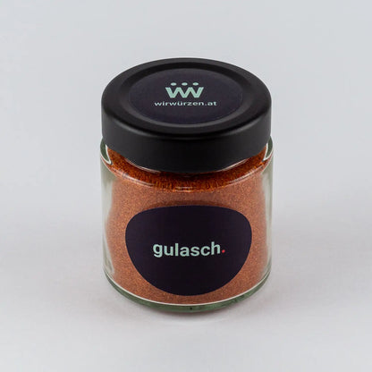 Gulasch Gewürz 80 g Glas – kräftige österreichische Mischung für klassisches Rind- und Schweinsgulasch