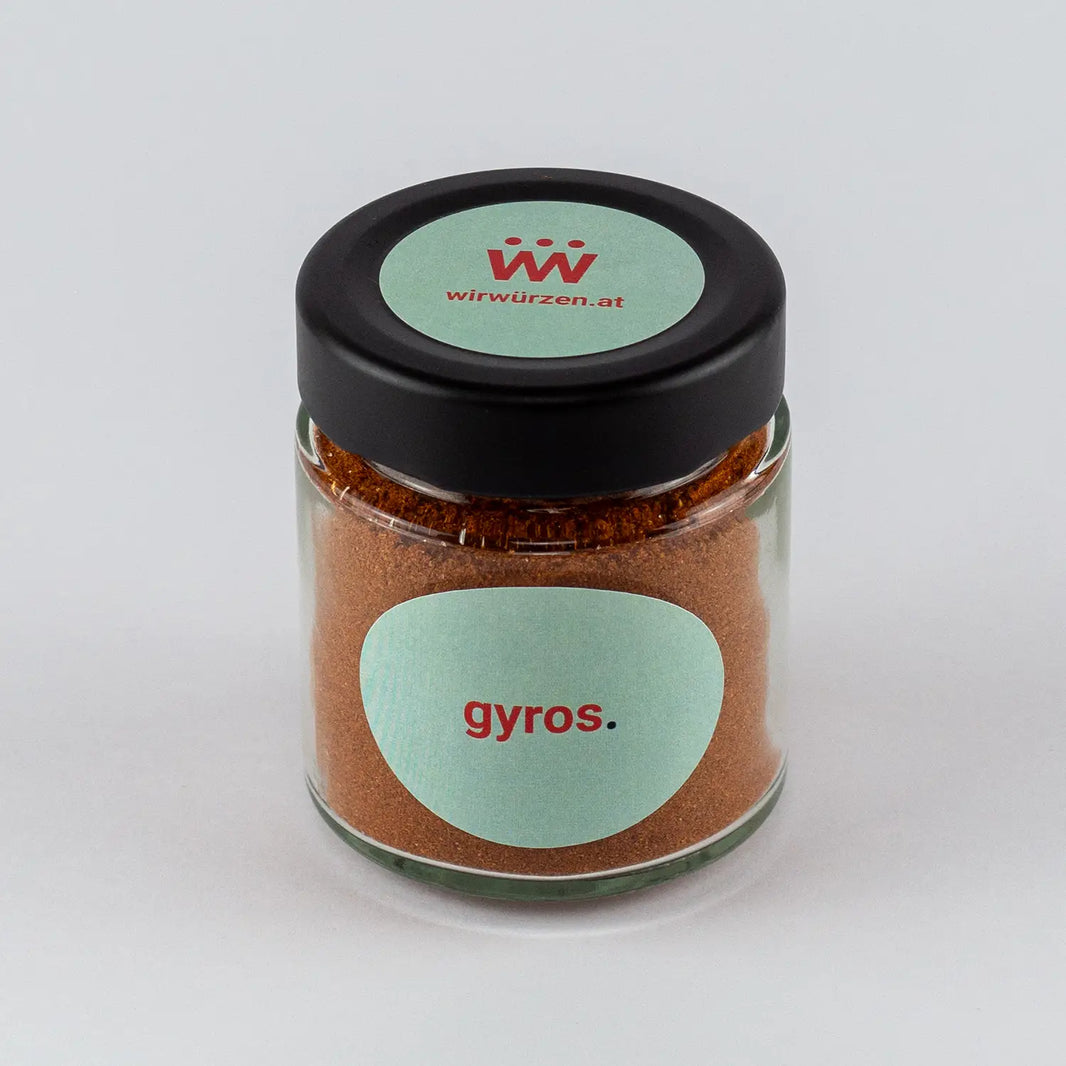 Gyros Gewürz 60 g Glas – aromatische griechische Mischung für Fleisch, Gemüse und Pfannengerichte