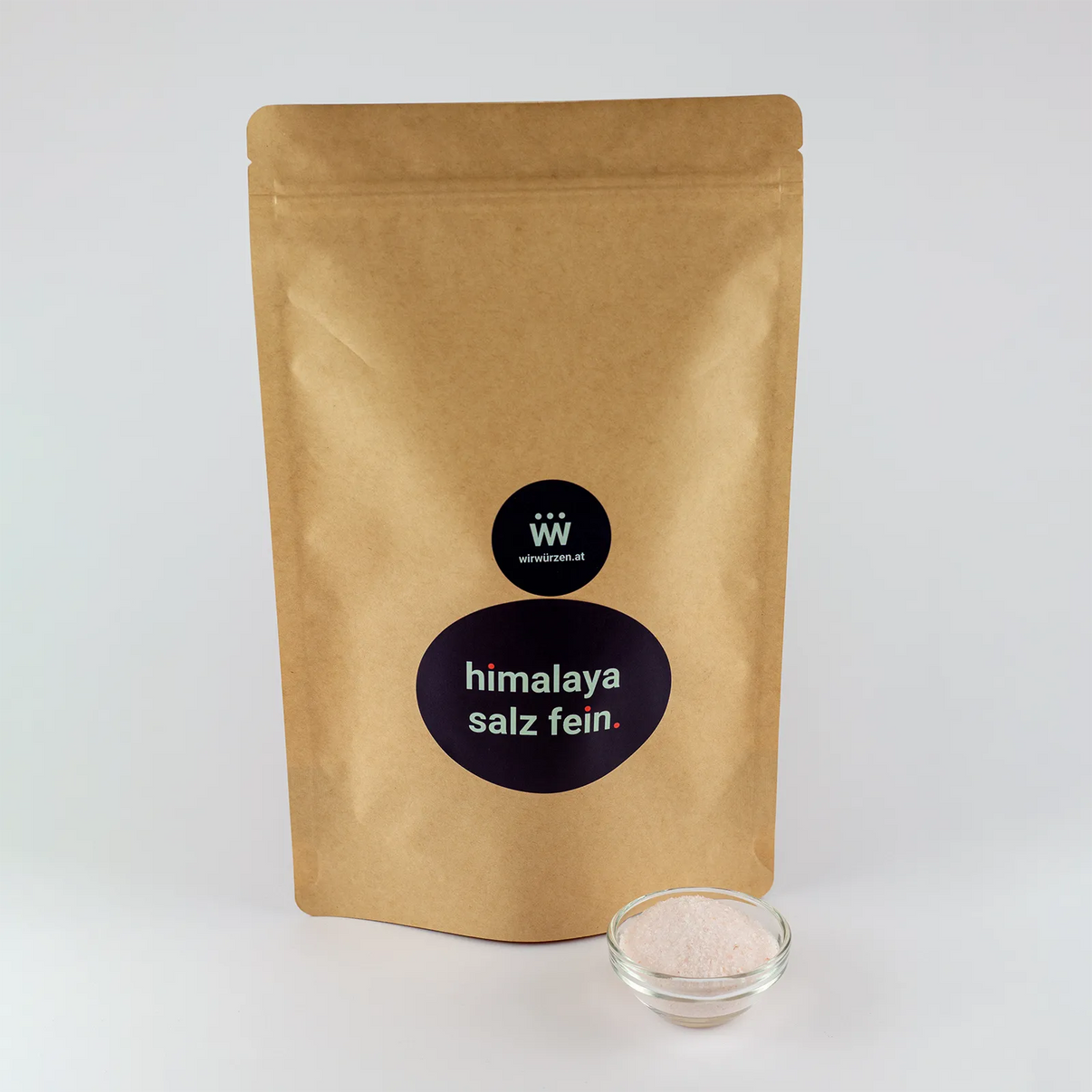 Himalaya Salz fein 1 kg Beutel – fein gemahlenes rosafarbenes Steinsalz für vielseitige Anwendungen in der Küche