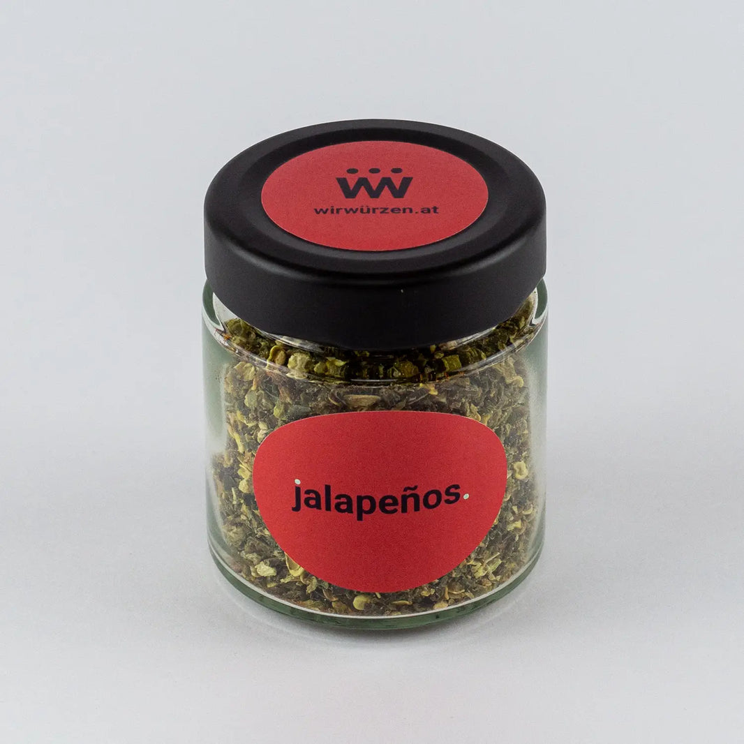 Jalapeños 40g Glas – scharfe Chiliflocken für Saucen, Grillgerichte und mexikanische Speisen