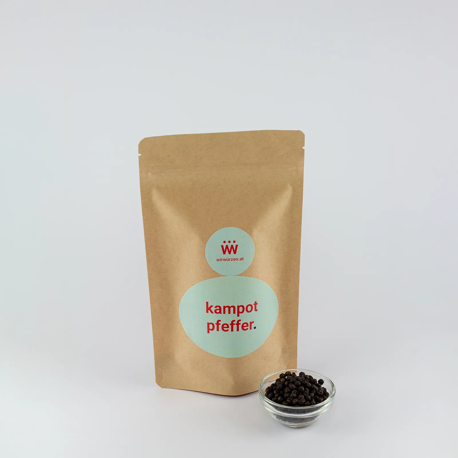 Kampot Pfeffer 180 g Beutel – aromatische Pfefferkörner für Profiküche, Saucen und Fleischgerichte