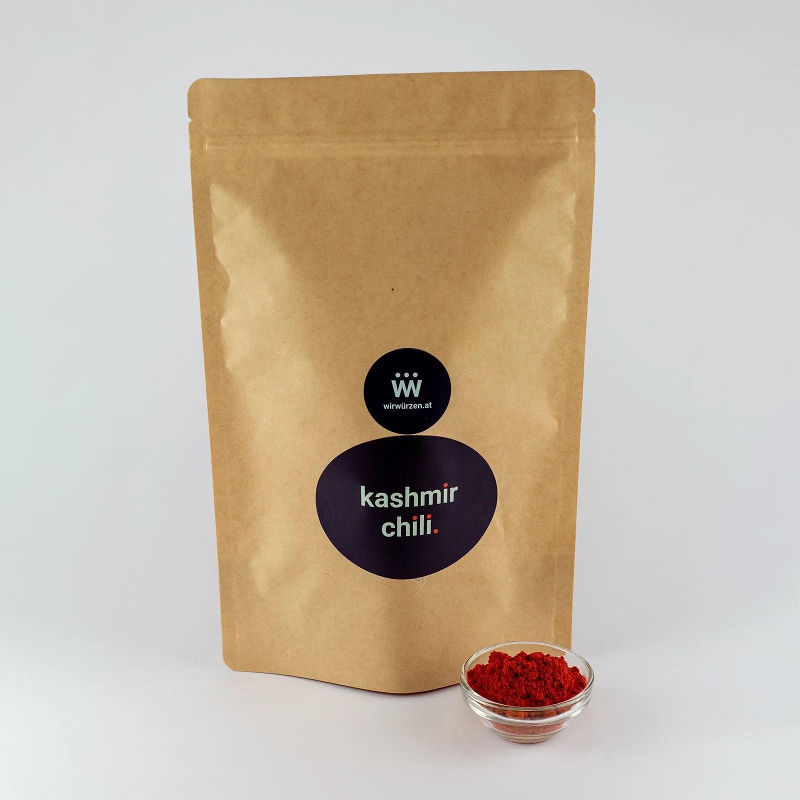 Kashmir Chili 500 g Beutel – Vorratspackung mildes Chilipulver für Gastronomie und indische Gerichte