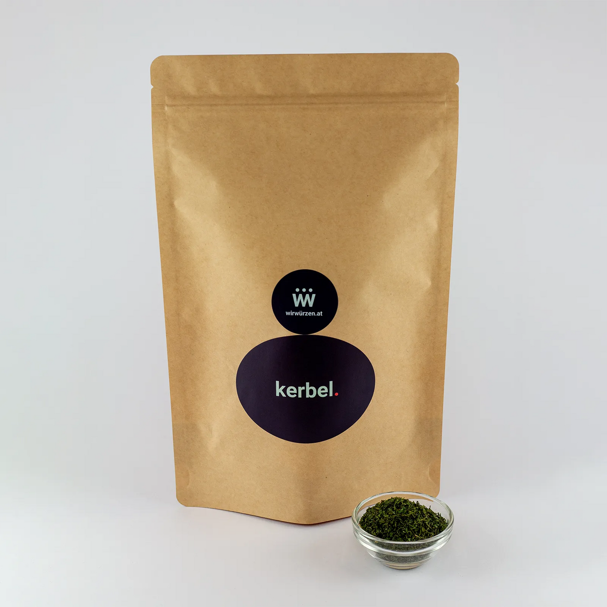 Kerbel 120 g Beutel – aromatisches Kraut für Gastronomie, Suppen, Fischgerichte und feine Saucen