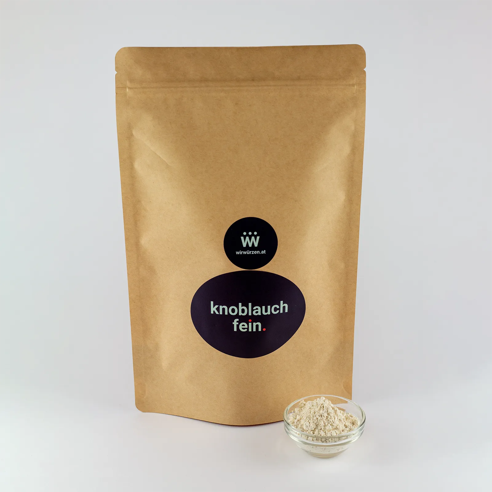 Knoblauch fein 500 g Beutel – Vorratspackung Knoblauchgranulat für Gastronomie, Fleisch- und Gemüsegerichte