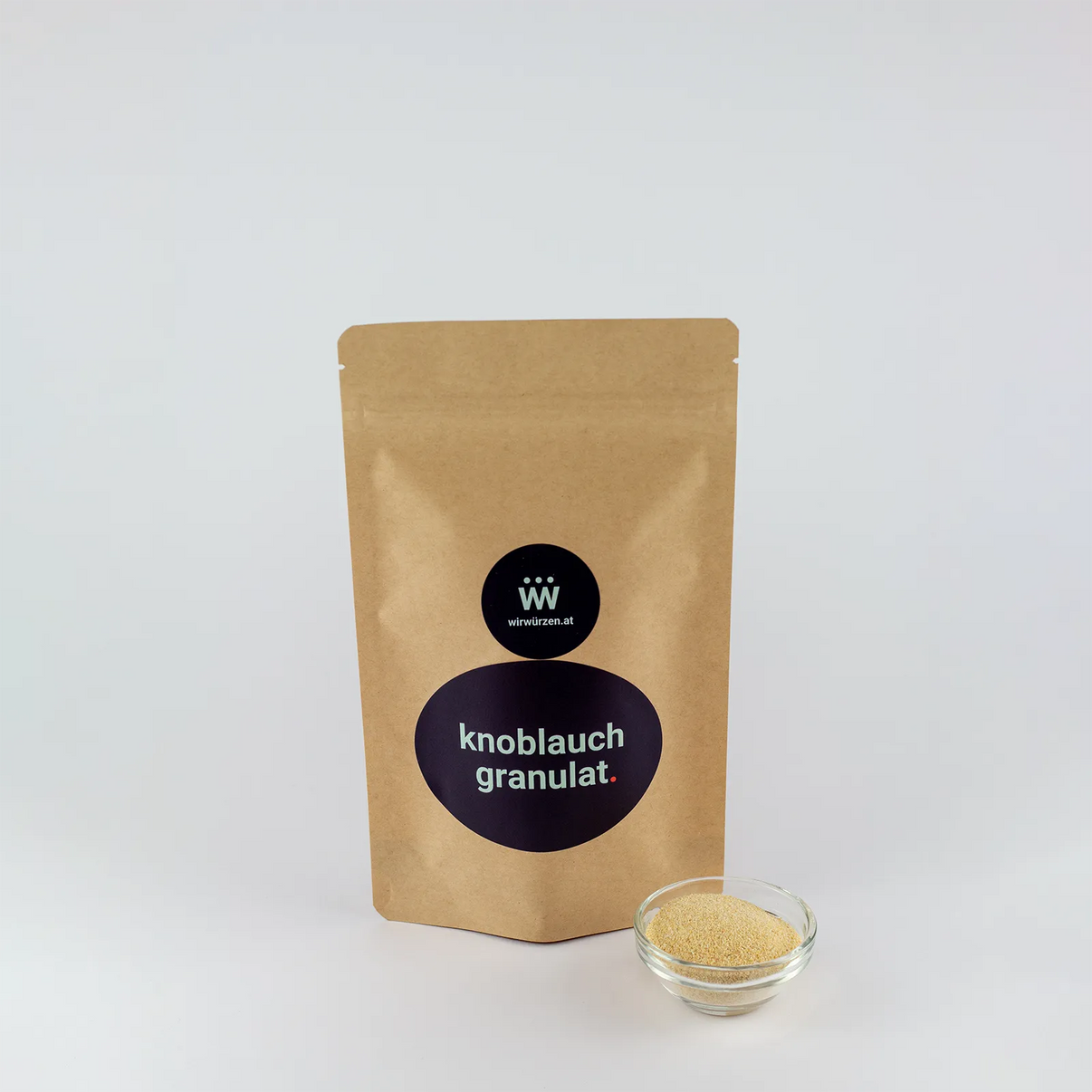 Knoblauch Granulat 220 g Beutel – aromatisches Knoblauchgranulat für Suppen, Saucen, Aufläufe und Marinaden
