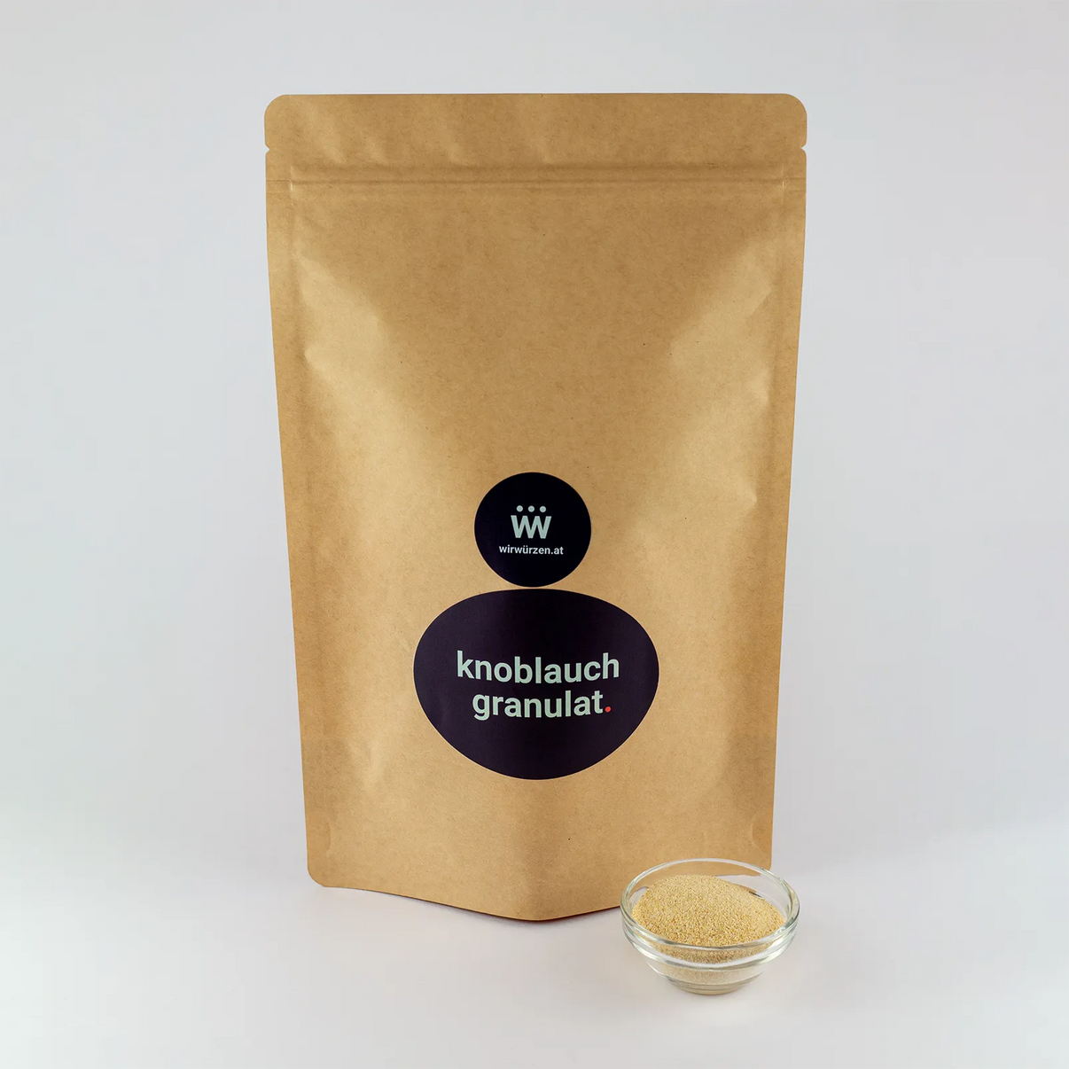 Knoblauch Granulat 500 g Beutel – Vorratspackung für Gastronomie, Marinaden, Fleisch- und Gemüsegerichte