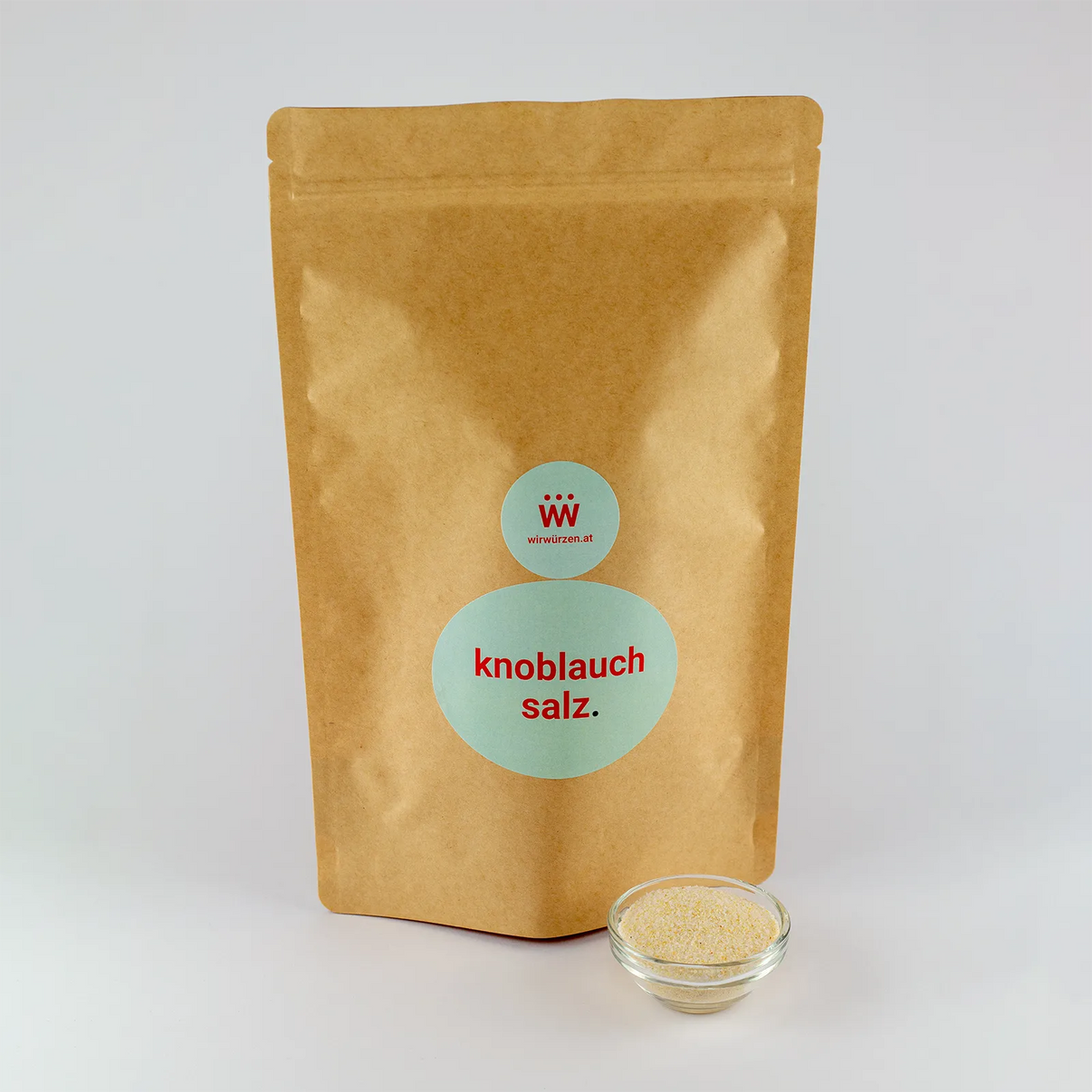 Knoblauch Salz 1 kg Beutel – Großpackung Knoblauchsalz für Profiküche, Marinaden, Fleisch- und Gemüsegerichte