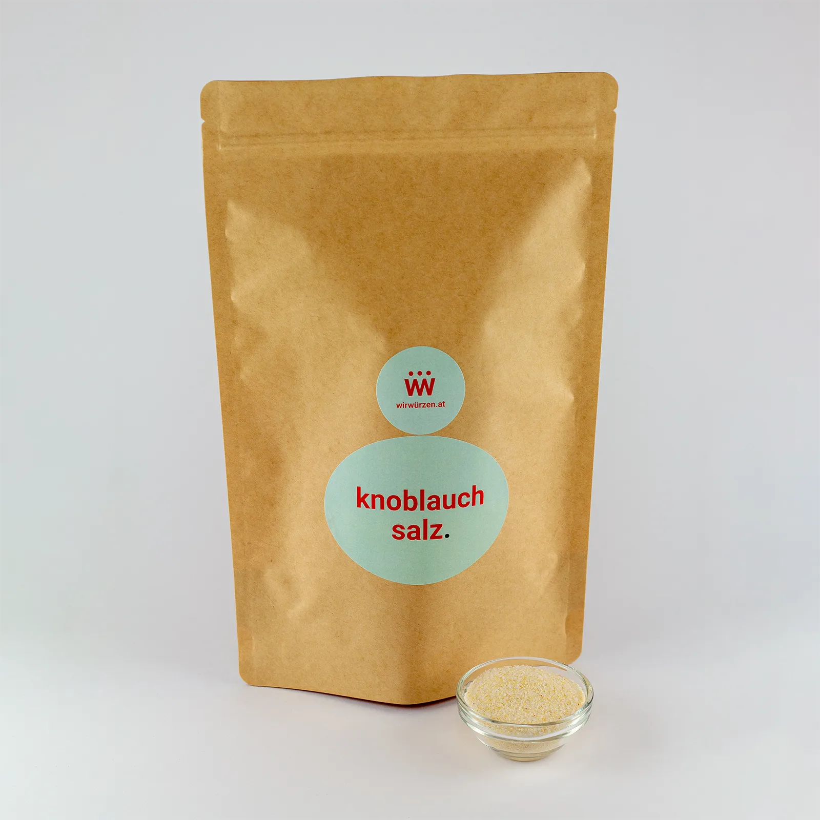 Knoblauch Salz 1 kg Beutel – Großpackung Knoblauchsalz für Profiküche, Marinaden, Fleisch- und Gemüsegerichte