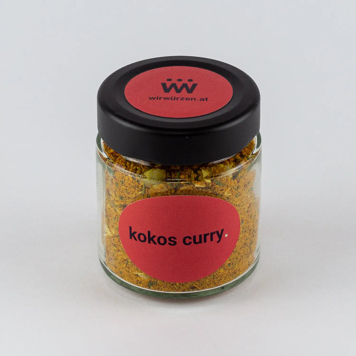 Kokos Curry 70 g Glas – exotische Currymischung mit Kokosnote für asiatische Gerichte, Suppen und Gemüse