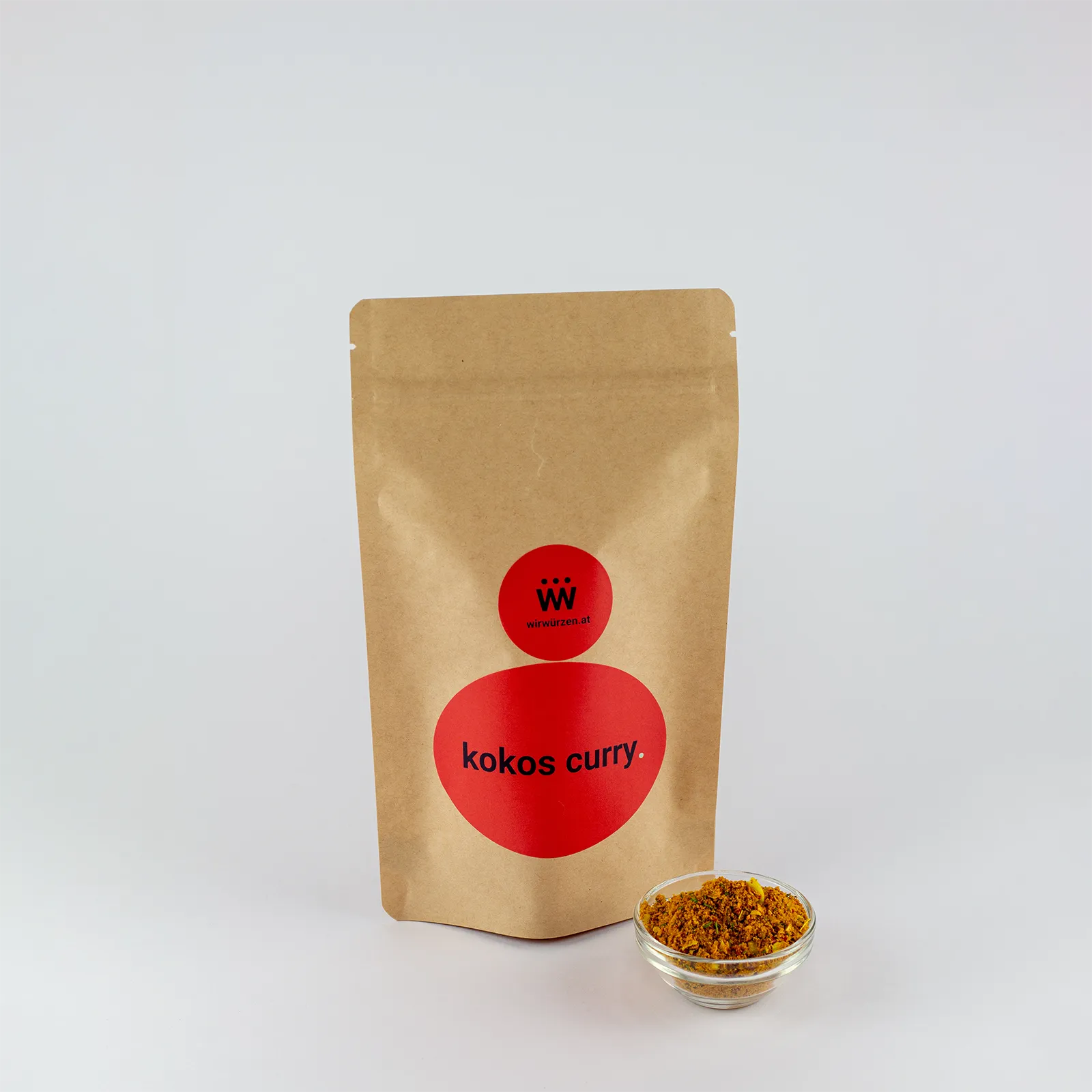 Kokos Curry 180 g Beutel – würzige Currymischung mit Kokos für Suppen, Saucen und internationale Gerichte