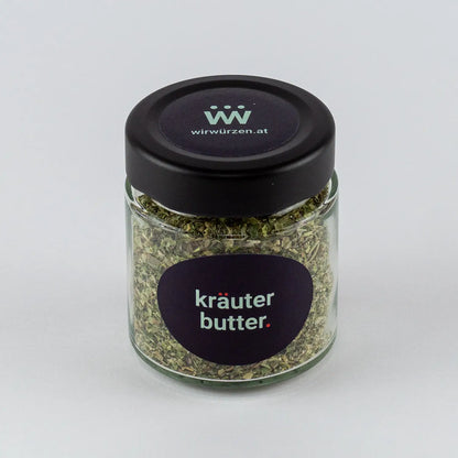 Kräuter Butter Gewürz 60 g Glas – aromatische Mischung für Butter, Dips, Gemüse und Brotaufstriche