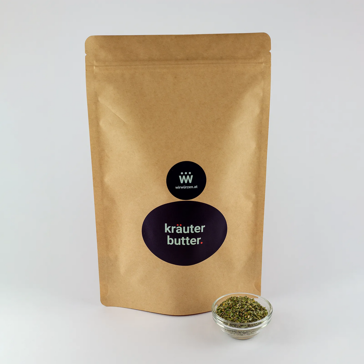 Kräuter Butter Gewürz 500 g Beutel – Vorratspackung für Gastronomie, Kräuterbutter, Dips und Gemüsegerichte