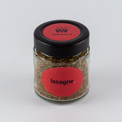 Lasagne Gewürz 40 g Glas – aromatische Kräuter- und Gewürzmischung für Lasagne, Aufläufe und Nudelgerichte